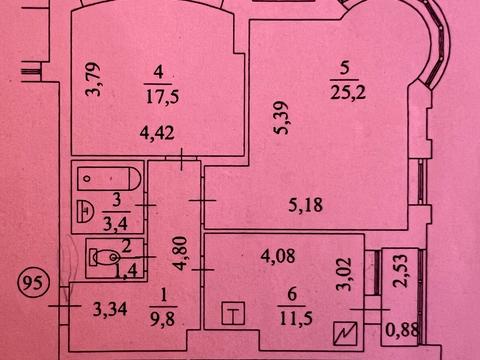 квартира по адресу Днепровская набережная ул., 26