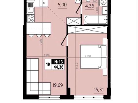 квартира по адресу Лесная ул., 27-Г