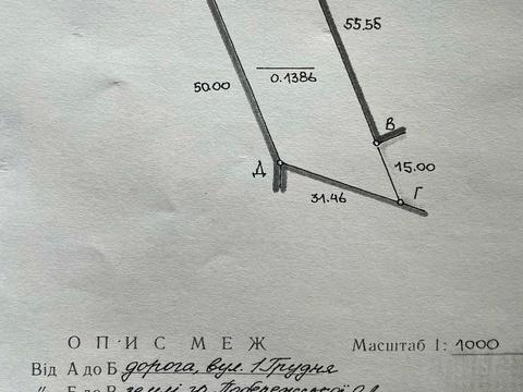 ділянка за адресою 1 Грудня вул.