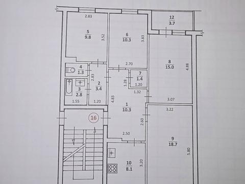 квартира по адресу Вячеслава Черновола ул., 14