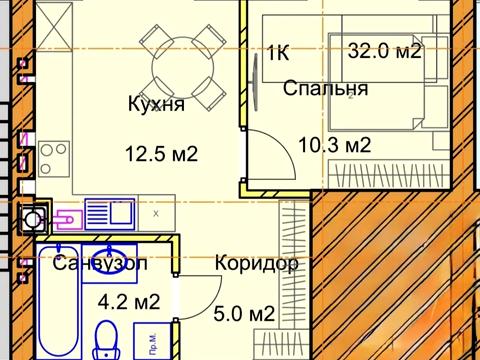 квартира по адресу Масив Чарівний, 1