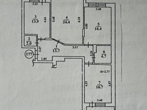 квартира по адресу Олены Пчилки ул., 3-А