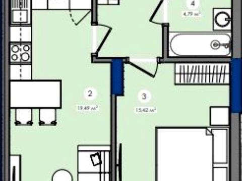 квартира по адресу Академика Заболотного ул., 1-Б