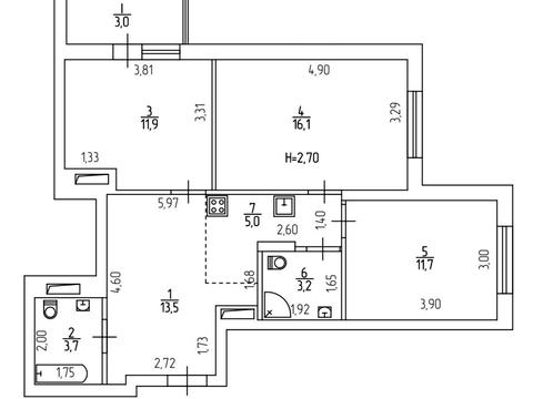 квартира за адресою Любомира Гузара просп. (Космонавта Комарова), 46-В