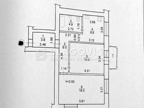 квартира по адресу Мала Шияновська ул. (Немировича-Данченко), 1