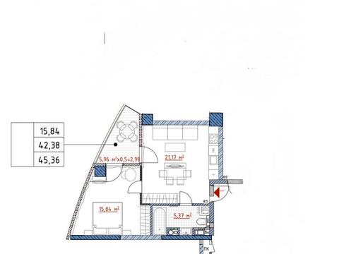 квартира по адресу Иоанна Павла II ул. (Лумумбы Патриса), (Будинок 3)