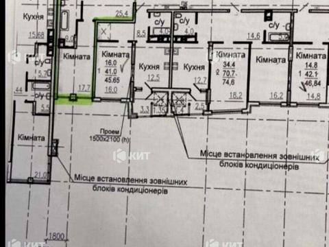 квартира по адресу Авиационная ул., (Будинок 1)