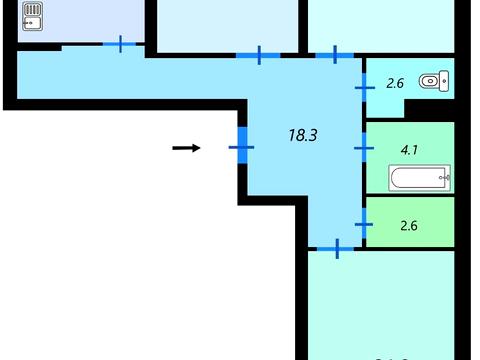 квартира по адресу Олевская ул., 5