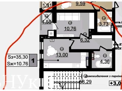 квартира за адресою Карпатської України вул. (Юрія Гагаріна), 2