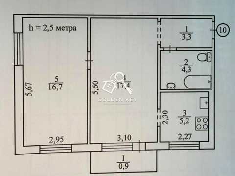 квартира за адресою Космонавтів вул., 33