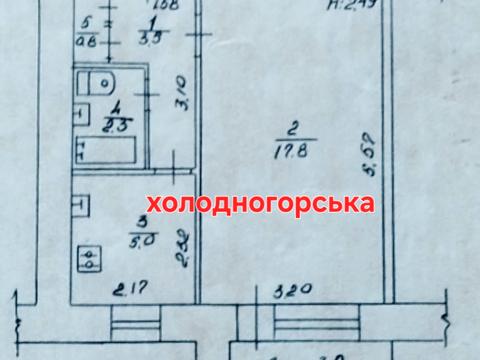 квартира по адресу Холодногорская ул. (Горького), 41