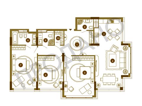 квартира по адресу Оболонский просп., 26