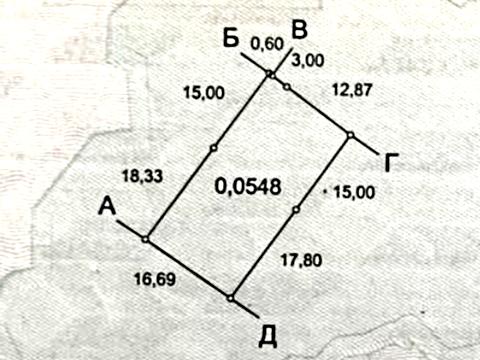 участок по адресу 