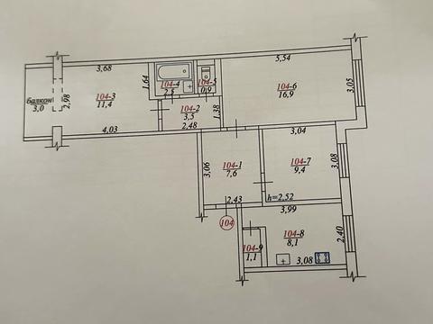 квартира по адресу Константина Василенко ул. (30-річчя Перемоги), 4