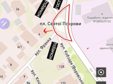 ділянка за адресою Івана Франка вул., 4