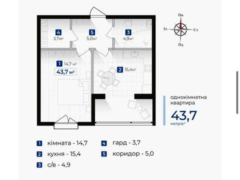 квартира за адресою Фортечна вул., 2
