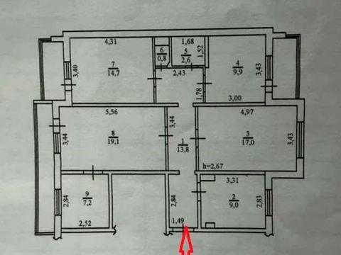 квартира по адресу Рене Декарта ул. (Кулібіна), 5