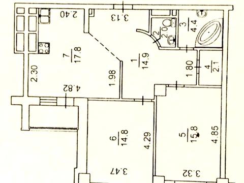 квартира по адресу Днепровская набережная ул., 26
