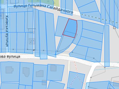 участок по адресу Сагайдачного