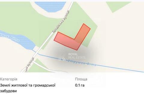 участок по адресу Бродовская ул.