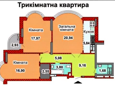 квартира по адресу Харьковское шоссе, 182