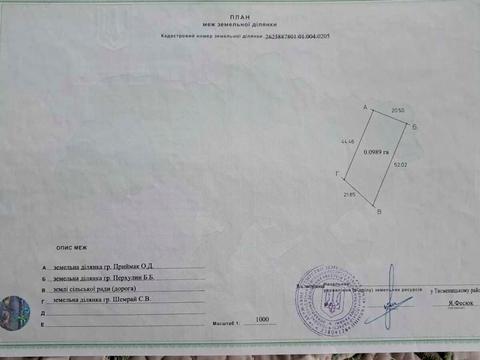 участок по адресу 