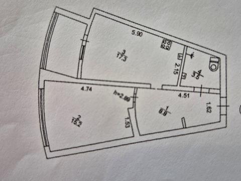 квартира по адресу Федора Эрнста ул., 16
