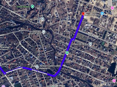 ділянка за адресою Центральна вул.