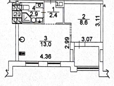 квартира по адресу Салютная ул., 2к16