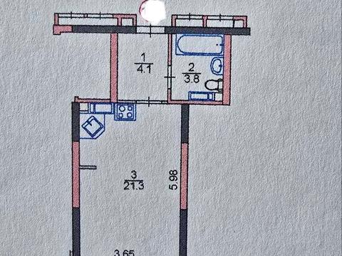квартира по адресу Николая Кибальчича ул., 1-В