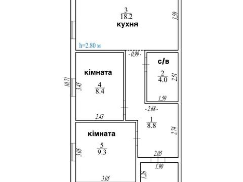 дом по адресу Молодіжна ул., 11