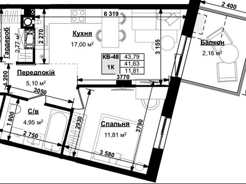 квартира за адресою Героїв Крут вул., (Будинок 2)