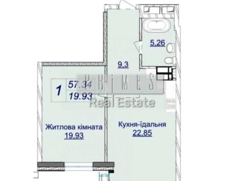 квартира по адресу Андрея Верхогляда ул. (Михайла Драгомирова), 3
