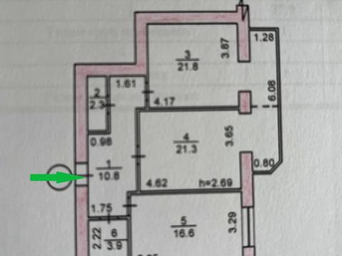 квартира за адресою Космонавтів вул., 128