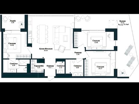 квартира за адресою Паркова вул., (Будинок 2.8 Vita)
