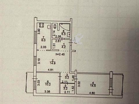 квартира за адресою Моторобудівників просп., 26-А