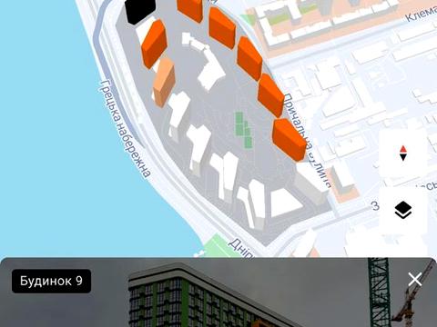 квартира за адресою Дніпровська набережна вул., (Будинок 9)