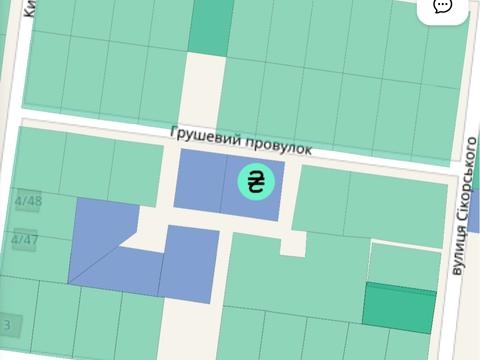 участок по адресу Грушевий провулок