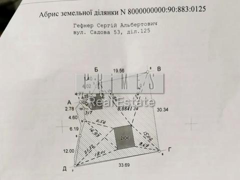 ділянка за адресою 53-тя Садова вул.