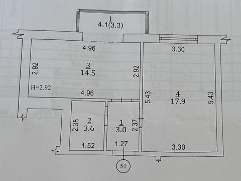 квартира по адресу Национальной Гвардии ул., 14в