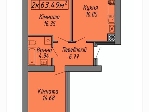 квартира за адресою Євгена Коновальця вул., (Будинок 3)