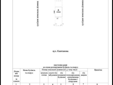 будинок за адресою Каштанова, 6