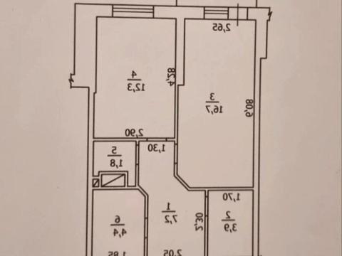 квартира за адресою Жаботинського вул. (Пролетарская улица), 56а