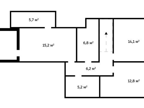 квартира по адресу Регенераторная ул., 4 к4