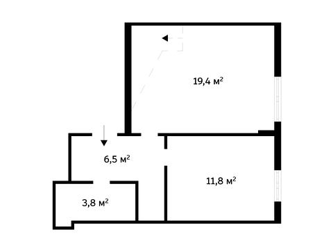 квартира по адресу Регенераторная ул., 4 к4