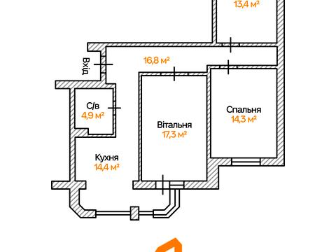 квартира по адресу Миколи Соловцова ул., 3