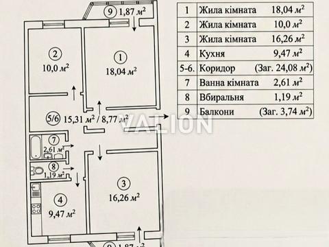 квартира по адресу Драгоманова ул., 22