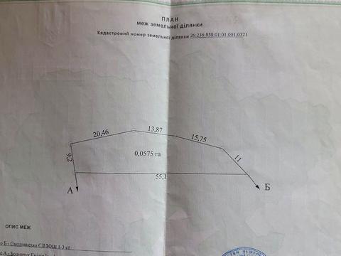 участок по адресу Ірчана