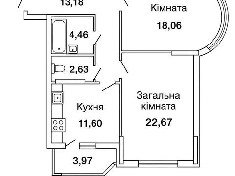 квартира за адресою Єлизавети Чавдар вул., 9