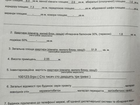квартира за адресою Героїв Дніпра вул., 43